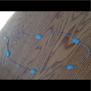 Long turquoise Kendra Scott necklace
